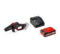 Einhell Professional motosierra de ramas GP-PS 18/20 Li BL-Solo Power X-Change 18V, longitud de corte 15cm, velocidad de cadena 8m/s + Original Einhell 4Ah Plus Power X-Change Starter Kit 18V