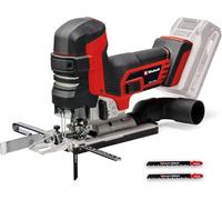 Einhell Professional Sierra de calar de batería TP-JST 18/135 Li BL Power X-Change (18V, 135mm profundidad de corte en madera, 26mm altura de carrera, sin escob., asa T-Style, 3 hojas, sin batería)