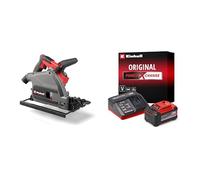 Einhell Professional Sierra de incisión con batería TP-PS 18/165 Li BL-Solo Power X-Change 18V, Ø 165mm, hoja de sierra, Brushless + Original Starter Kit PXC 18V 5.2Ah battery and fast charger
