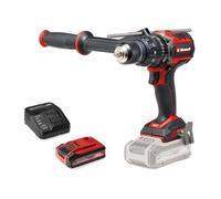 Einhell Professional Taladro percutor TP-CD 18/120 Li-i BL-Solo Power X-Change 18 V, sin escobillas, 120 Nm, portabrocas de 13 mm, 2 velocid + Original Einhell 4Ah Plus Power X-Change Starter Kit 18V