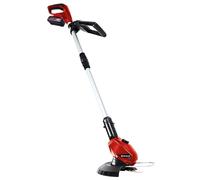 Einhell Recortadora con batería GE-CT 18 Li (1 x 2,5 Ah) Power X-Change (18 V, Cabezal de Motor Giratorio + inclinable, Flowerguard, Incl. 20 Cuchillas de plástico y batería de 2,5 Ah + Cargador)