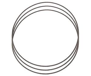 Einhell Set de 3 hojas de sierra de banda, 1141 x 13 mm | Accesorios para sierras de banda con batería TE-MB 18/127 U Li y TE-MB 18/127 Li | 3 hojas de banda