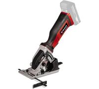 Einhell Minisierra circular manual con batería TE-CS 18/89 Li-Solo Power X-Change (18 V, iones de litio, Ø89 x Ø10 mm hoja, incl. hoja de sierra de metal duro, sin batería ni cargador)