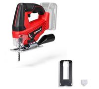 Einhell Sierra de calar a batería - TC-JS 18 Li - Solo Power X-Change. Litio-Ion, 18 V, incl. hoja de sierra de calidad KWB para madera, carrera pendular conmutable. No incluye cargador ni batería