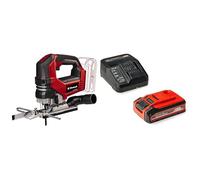 Einhell Sierra de calar con batería TP-JS 18/135 Li BL Professional Power X-Change 18V, 135mm profundidad de corte en madera+ Einhell Starter Kit Battery and Charger 18V, 4.0Ah Plus