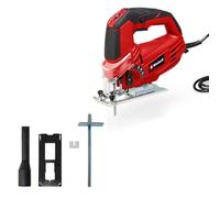 Einhell Sierra de calar TC-JS 85 (620 W, máx. 85 mm, corte en ángulo de 45°, regulación de la carrera, carrera pendular de 4 etapas, adaptador de aspiración, tope paralelo, sin maletín)