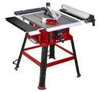 Einhell Sierra de mesa circular TC-TS 2225 U (máx. 2200W, arranque suave, Ø254 x Ø30 mm hoja, tope paralelo/angular, ajuste de altura hasta 80mm) Negro Y Rojo