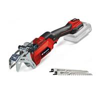 Einhell Sierra de ramas con batería GE-GS 18/150 Li-Solo Power X-Change (18V, 100mm espesor de corte máx, 20 mm altura carrera, estribo de rama desmontable, incl. 2 hojas de sierra, sin batería)