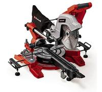 Einhell Sierra de tracción, vaivén e inglete TE-SM 10 L Dual (2100 W, hoja Ø254 mm, ancho de corte 305 mm, profundidad de corte 85 mm, láser de línea de corte, inclinación de cabezal a ambos lados)