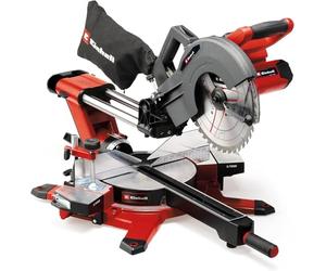 Einhell Sierra de tracción, vaivén e inglete TE-SM 36/10 L Li-Solo | PXC | 36 V | 85 x 340 mm de profundidad de corte y anchura de corte | 1 hoja Ø 254 mm | cabezal inclinable | sin batería