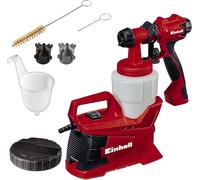 Einhell Sistema de pulverización de pintura TC-SY 600 S (semi-estacionario, áreas de trabajo medianas y grandes, para barnices, esmaltes y pinturas para paredes interiores) Negro, Rojo