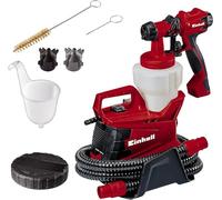 Einhell Sistema eléctrico de pulverización de pintura TC-SY 700 S (700 W, semi-estacionario, áreas de trabajo medianas y grandes, para barnices, esmaltes y pinturas para paredes interiores), rojo