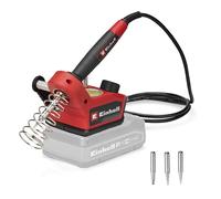 Einhell soldador con batería TE-SI 18/480 Li E - Solo Power X-Change (18 V, 200 °C - 480 °C, para soldadura blanda, pantalla LCD, incl. 2 puntas puntuales, 1 punta plana y estaño de soldadura)