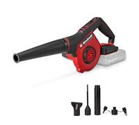Einhell soplador con batería TE-CB 18/270 Li-Solo Power X-Change (18 V, máx. Velocidad del Aire 270 km/h, 5 Niveles, Incl. prolongación, Boquilla estándar, Plana y para taladros, sin batería)