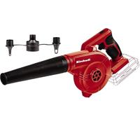 Einhell Soplador inalámbrico TE-CB 18/180 Li - Solo Power X-Change (18 V, Li-Ion, caudal de aire de hasta 180km/h., 2 velocidades, incl. 3 adaptadores de inflado, sin batería ni cargador)