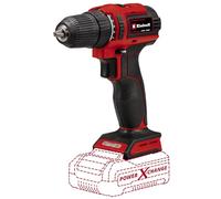 Einhell Taladro inalámbrico TE-CD 18/40 Li BL - Solo Power X-Change, funciona con pilas (iones de litio, 18 V, 40 Nm, motor sin escobillas, electrónica de velocidad, se entrega sin baterías ni cargador), negro, rojo