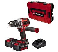 Einhell Taladro de impacto profesional TP-CD 18/60 Li-i BL Power X-Change (Li-Ion, 18 V, sin escobillas, 60 Nm, número de impacto 32000 min-1, incluye 2 baterías de 4,0 Ah y cargador)