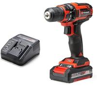 Einhell Taladro-destornillador inalámbrico TC-CD 18/35 Li (1 batería de 1,5Ah) Power X-Change (Li-Ion, 18V, 550 rpm, incl. batería PXC de 1,5Ah sin autodescarga, cargador y maletín de almacenamiento)
