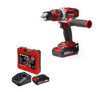 Einhell Taladro percutor sin cable TE-CD 18/48 Li-i (2x2,0 Ah) Power X-Change (iones de litio, incluye función de taladro de percusión, incluye 2 baterías de 2,0 Ah PXC, cargador y maletín)