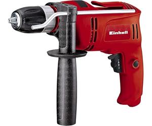 Einhell Taladro percutor TC-ID 650 E | 650 W | Capacidad de perforación en hormigón de 13 mm | Tope de profundidad | Gancho para el cinturón