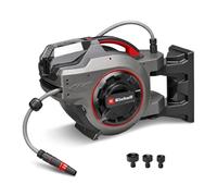 Einhell Tambor de manguera con batería GE-HR 18/30-1 Li-Solo | PXC | 18 V | enrollado auto. de manguera | pivotante 180° | soporte pared | manguera 30 m | pulverizador jardín | sin batería
