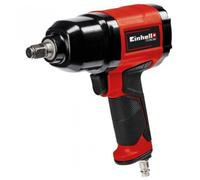 Einhell Atornillador de impacto de aire comprimido TC-PW 340 | Par de 340 Nm | Giro a la izquierda/marcha a derecha | Empuñadura goma | 8 llaves de vaso | Frasco de aceite (vacío) | Racor