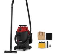 Einhell TC-VC 3055 A - Aspirador de Agua y Polvo (850 W, Capacidad de succión 190 mbar, Toma de Corriente esclavizada, Tanque de 30 l, asa, con Accesorios, filtros y Bolsa colector de Polvo)
