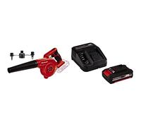 Einhell TE-CB 18/78 Li-Solo Soplador Inalámbrico 0 W, 18 V, Negro/Rojo + 4512040 Kit con Cargador batería de Repuesto, tiempo de carga: 30 Minutos