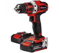 Einhell TE-CD 18/40 Li Kit Taladro Percutor/Atornillador + 2 Baterías 18 V + Cargador + Accesorios
