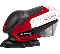 Einhell Lijadora múltiple, 24.000 rpm, caja colectora de polvo, adaptador de aspiración de polvo, Solo Sin Batería ni Cargador