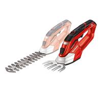 Einhell Tijeras inalámbricas para cortar hierba y podar arbustos GE-CG 12 Li (Li-Ion, 12V, 1,5Ah, cuchilla cortada por láser, cuchilla para cortar hierba, transmisión de metal, mango telescópico)