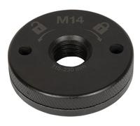 Einhell - Tuerca de sujeción rápida M14 (accesorio para amoladora angular Einhell con un alojamiento M14, para discos abrasivos con diámetro de 115-125 mm)