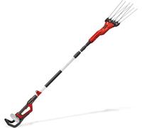 Einhell Vareador de aceitunas con batería GE-FS 18/53 Li-Solo Power X-Change (18 V, 53 cm de anchura de trabajo, 310 cm de longitud total, telescópico, dientes intercambiables, sin batería)
