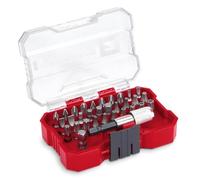 Einhell XS-CASE Juego de puntas de 32 piezas (puntas de 25 mm, porta-puntas de cambio rápido de 60 mm, adaptador con hexágono interior a 1/4" Drive incl. caja de almacenamiento)