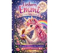 Einhorn Emmi: Mein erstes Silben-Lesebuch - 8 magische Geschichten über Freundschaft mit Rätseln & Ausmalbildern | Erstlesebuch ab 5 Jahren