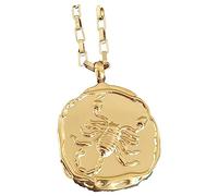 Einkaufszauber Collar de tu signo del zodiaco - Horóscopo -, 20mm, Acero inoxidable, Sin piedra preciosa