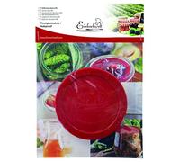 einkoch Mundo 22510 Rock Tapa de silicona, color rojo