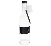 Einkochwelt Botella de cristal con tapón de rosca (6 unidades, 500 ml, con campo de tiza, botella de zumo, botella para batidos, jarabe, incluye bolígrafo + esponja) 79172