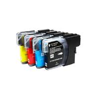 Einkshop 4 Cartuchos de Tinta compatibles LC980 LC1100 LC61 para impresoras de la Serie DCP DCP195C DCP197C DCP365CN DCP373CW DCP535CN DCP585C DCP585CW
