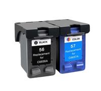 Einkshop Cartuchos de Tinta compatibles para 56 57 Reemplazo para HP56xl 57 Compatible con PSC 1315 1350 2110 2175 2210 2410m 450 5150 5550 5650