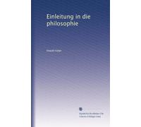 Einleitung in die philosophie