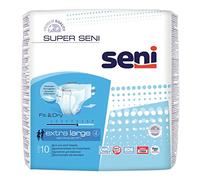 Einmal-Slip für mittlere-schwere Inkontinenz Seni Windel-Inkontinenzhose Super Seni Tag (10 Stück) Größe Extra Large