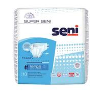 Einmal-Slip für mittlere-schwere Inkontinenz Seni Windel-Inkontinenzhose Super Seni Tag (10 Stück) Größe Large