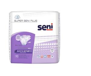 Einmal-Slip für schwere Inkontinenz Seni Windel-Inkontinenzhose Super Seni Plus Nacht (10 Stück) Größe Extra Small
