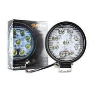 EinParts 11x12cm 27W 2025LM faros LED redondo Luz de Trabajo Faro Led Focos Led 12V 24V 6000K Barra de Luces Led ECE R10 IP67 Impermeable para 4x4 Tractor Camino Barco 4WD ATV UTV SUV