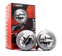 EinParts 2 en 1 Luz de circulación diurna del coche LED con certificado E4 R87, Luz Antiniebla Delantera Para Jeep Cherokee, Jeep Liberty KJ Sport FL 2005-2007