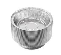 Einsätze Für Heißluftfritteuse, 50 piezas Platos de papel de aluminio, Ölfeste Runde E Für Dampfgarerkörbe, Für Backzubehör Mikrowelle Backen Restaurant Küche Fleisch