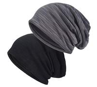 EINSKEY Gorro Hombre Mujer Cómodo Cálido Fino Gorra Beanie Hat para Running, Dormir, Quimio, Oncologico