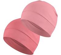 EINSKEY Gorros Unisex Ajustados, Pack de 2 Gorros de Algodón para Correr Ciclismo Gorro para Dormir Tocado para Quimioterapia Forro de Casco Duro, Talla única