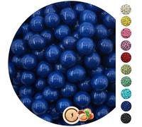 EinsSein 0,35kg Bolas de Chocolate boda bautizo grande azul oscuro brilla Regalos de boda de chocolates para invitados | Dulces para cumpleaños infantil, fiesta, bautizo, comunión, confirmación |